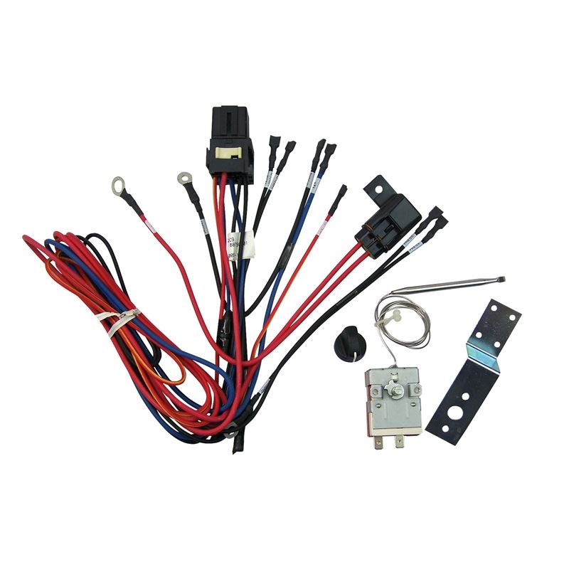 Radiator Fan Wire Harness Kit & Relay Autoware