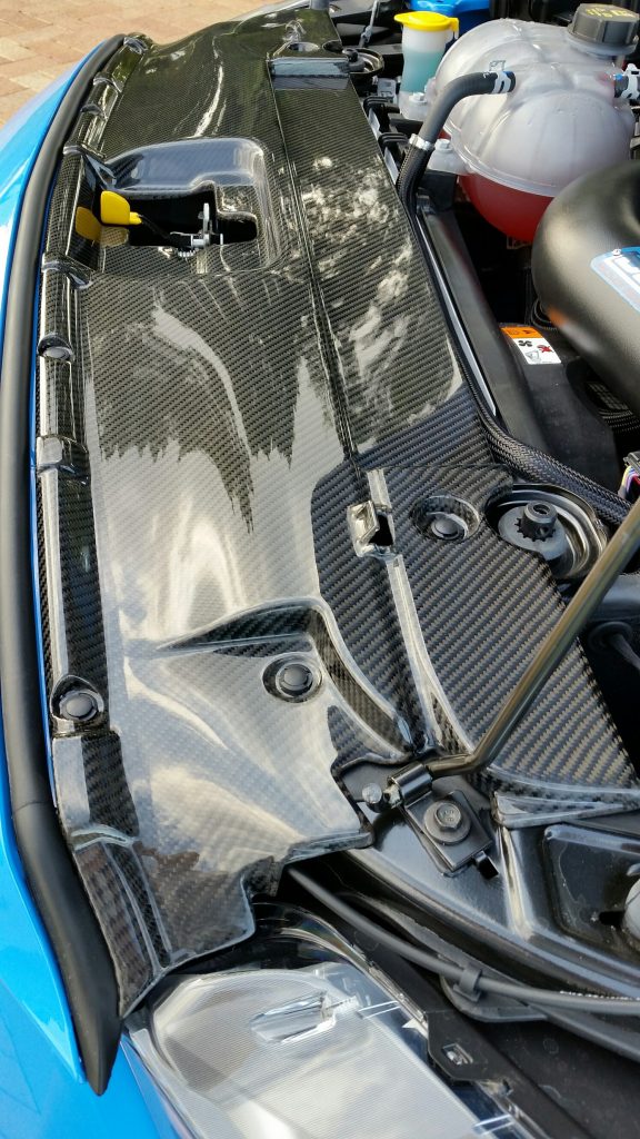201517 Carbon Fiber Radiator Cover Autoware