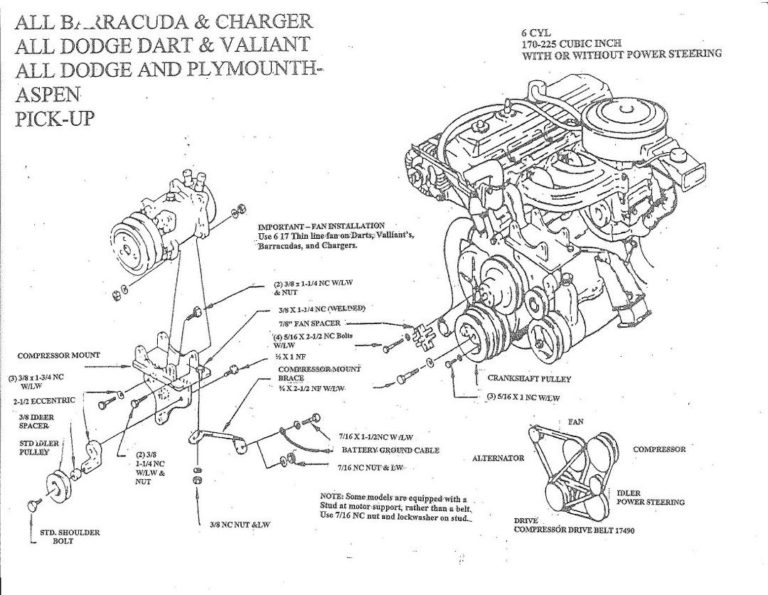 Slant 6 Bracket Autoware