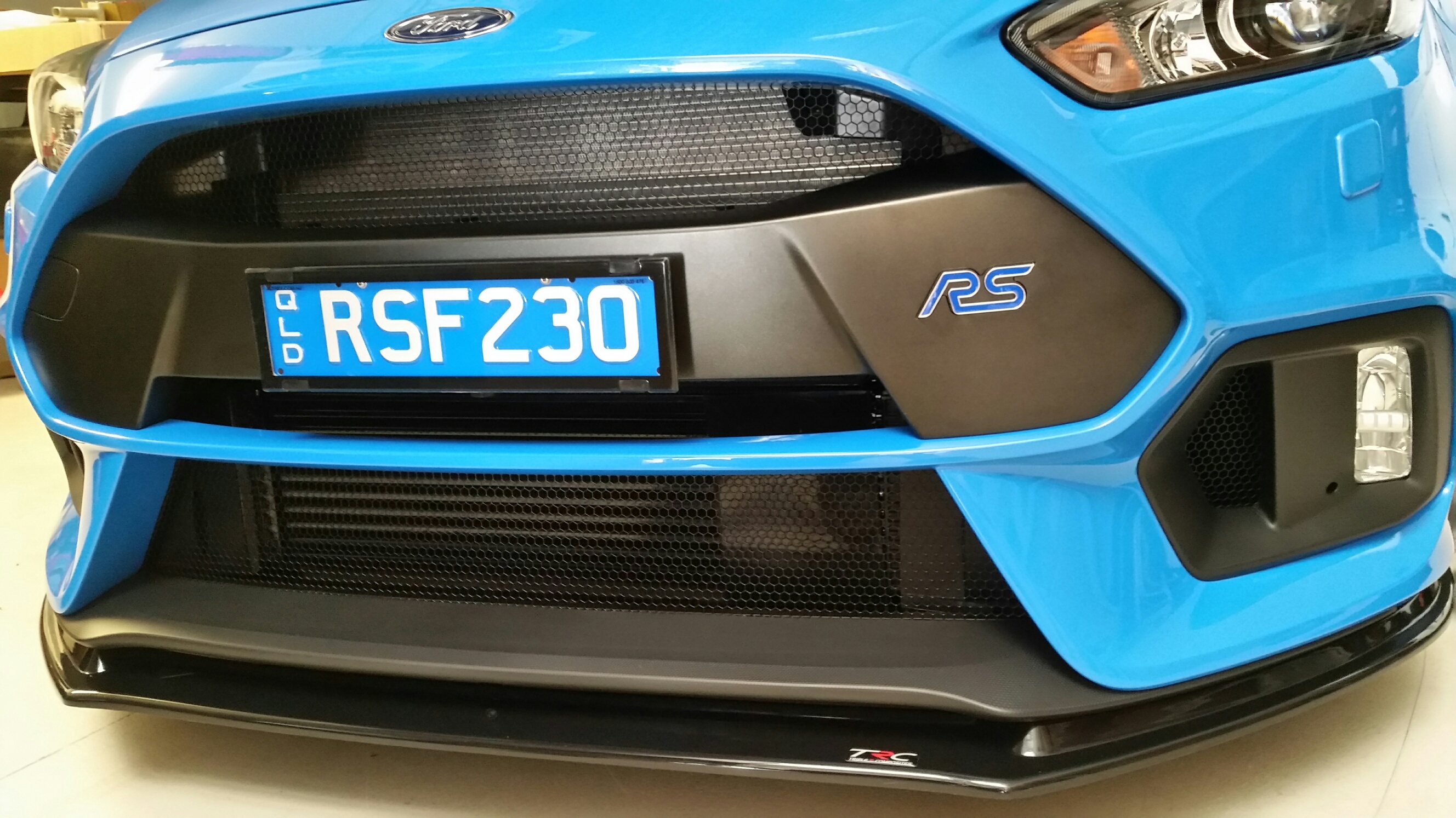 Craig's Custom Number Plate Bracket Focus RS Autoware