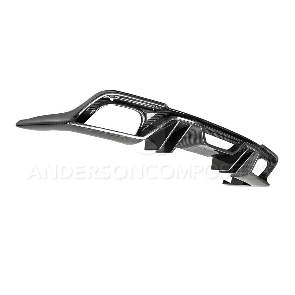 2018-23 Type-AR Carbon Fiber Quad Tip Rear Diffuser