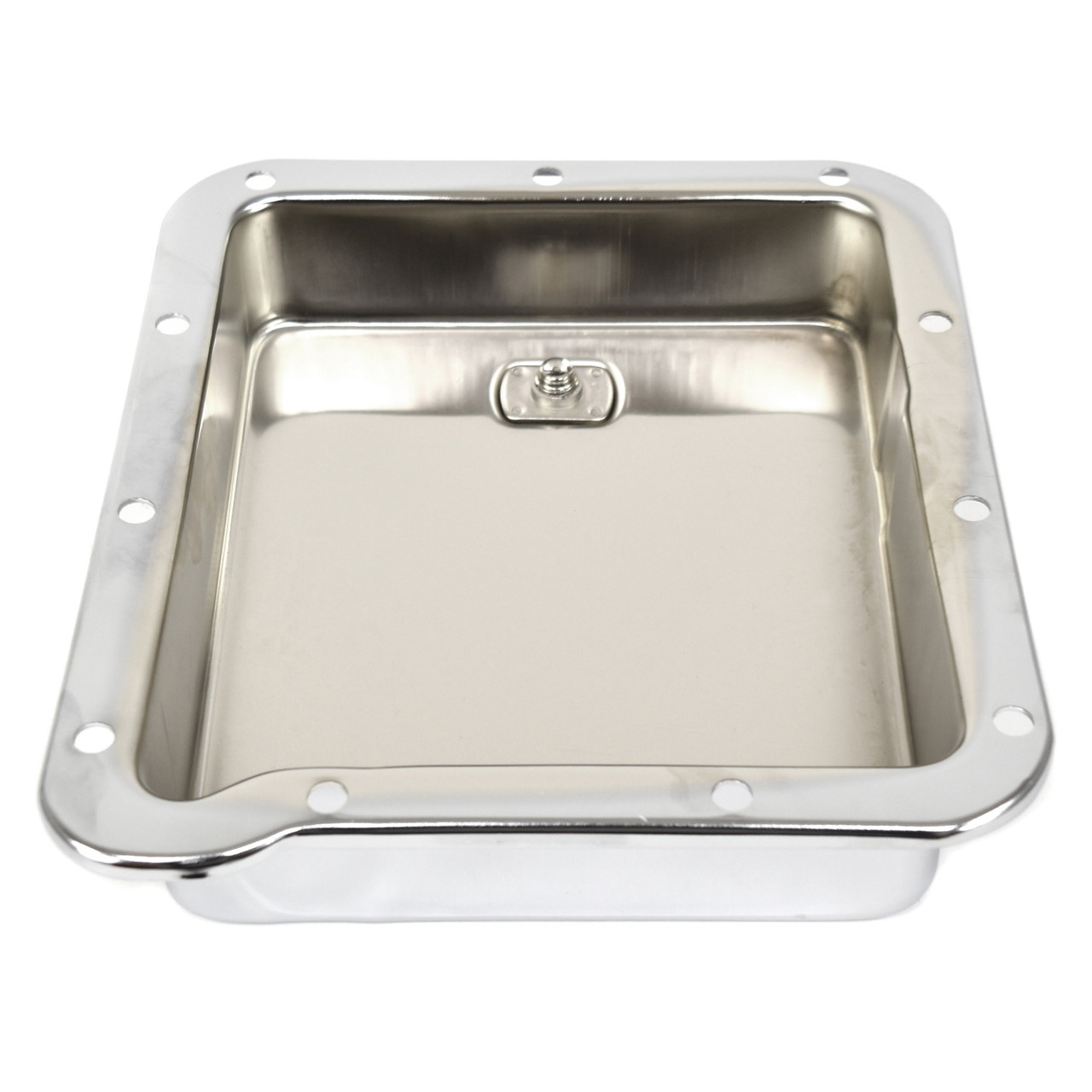 1965-73 - 1979-81 Transmission Pan, Chrome - Image 2