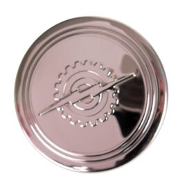 1953-60 Horn Button, Polished Stainless Steel