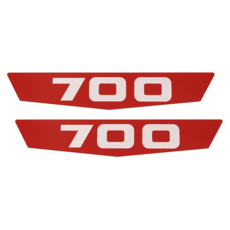 1963-66 Hood Side Emblem "700"