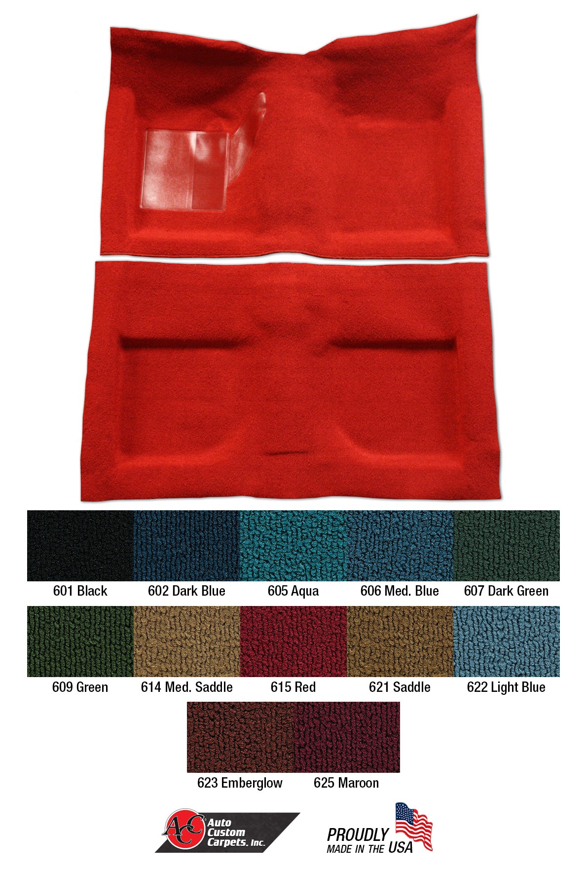 1965-68 Mustang Carpet Kit