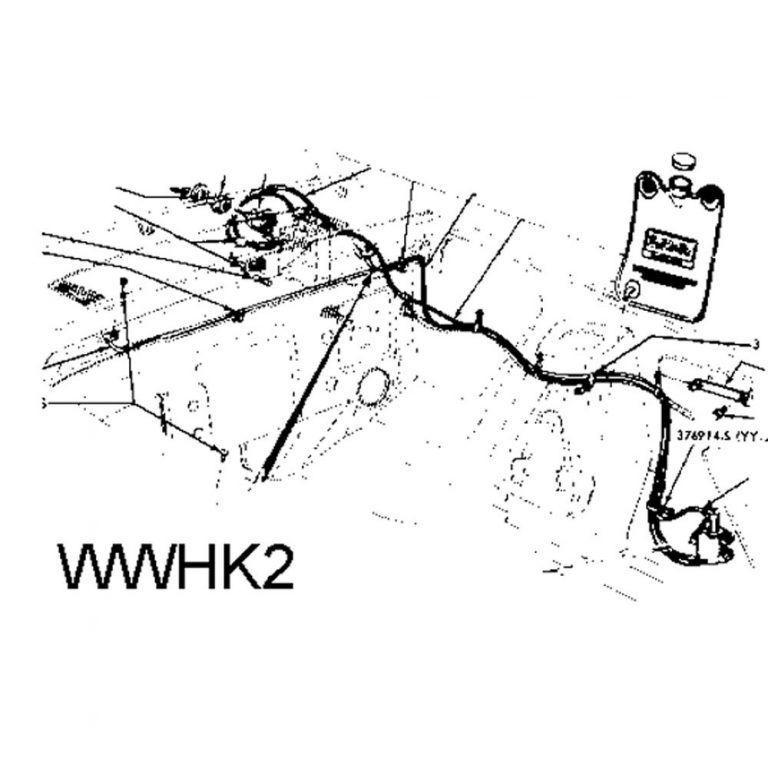 196768 Windshield Washer Hose Kit Autoware