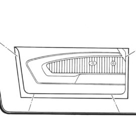 1965-66 Door Weather Strip