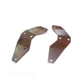 1953-56 Bumper Front Bracket Set - Plain Steel
