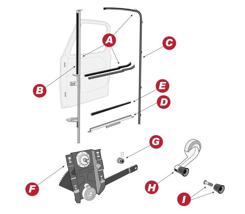 1961-66 Anti-Rattler Kit - Image 9