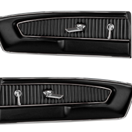 1965-66 Pony Door Panels - Black