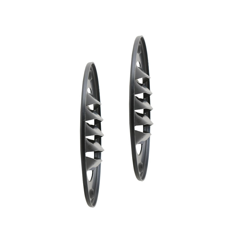 1961-66 Windshield Defrost Vent Covers - Black - Image 3