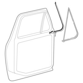 1978-79 Vent Window Frame - LH