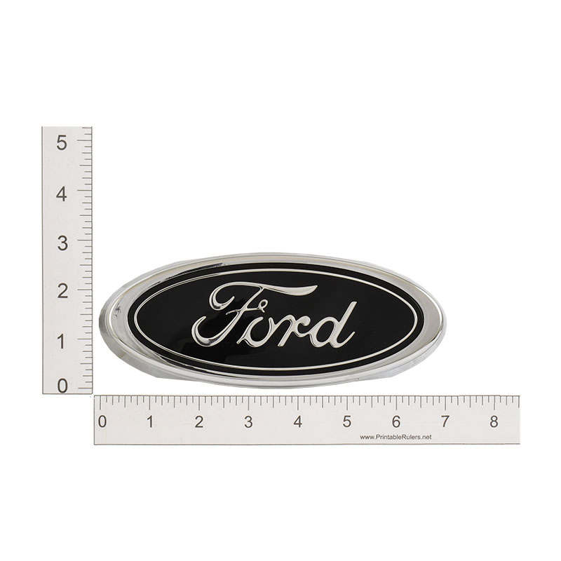 1987-91 Grille Emblem - Ford Oval (Black) - Image 3