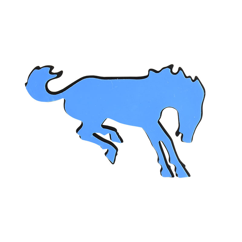 1966-96 Emblem - Bronco Horse - Black Chrome - Image 3