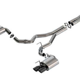 2024-25 Borla Cat-Back™ Exhaust Atak (Black Chrome Tips)