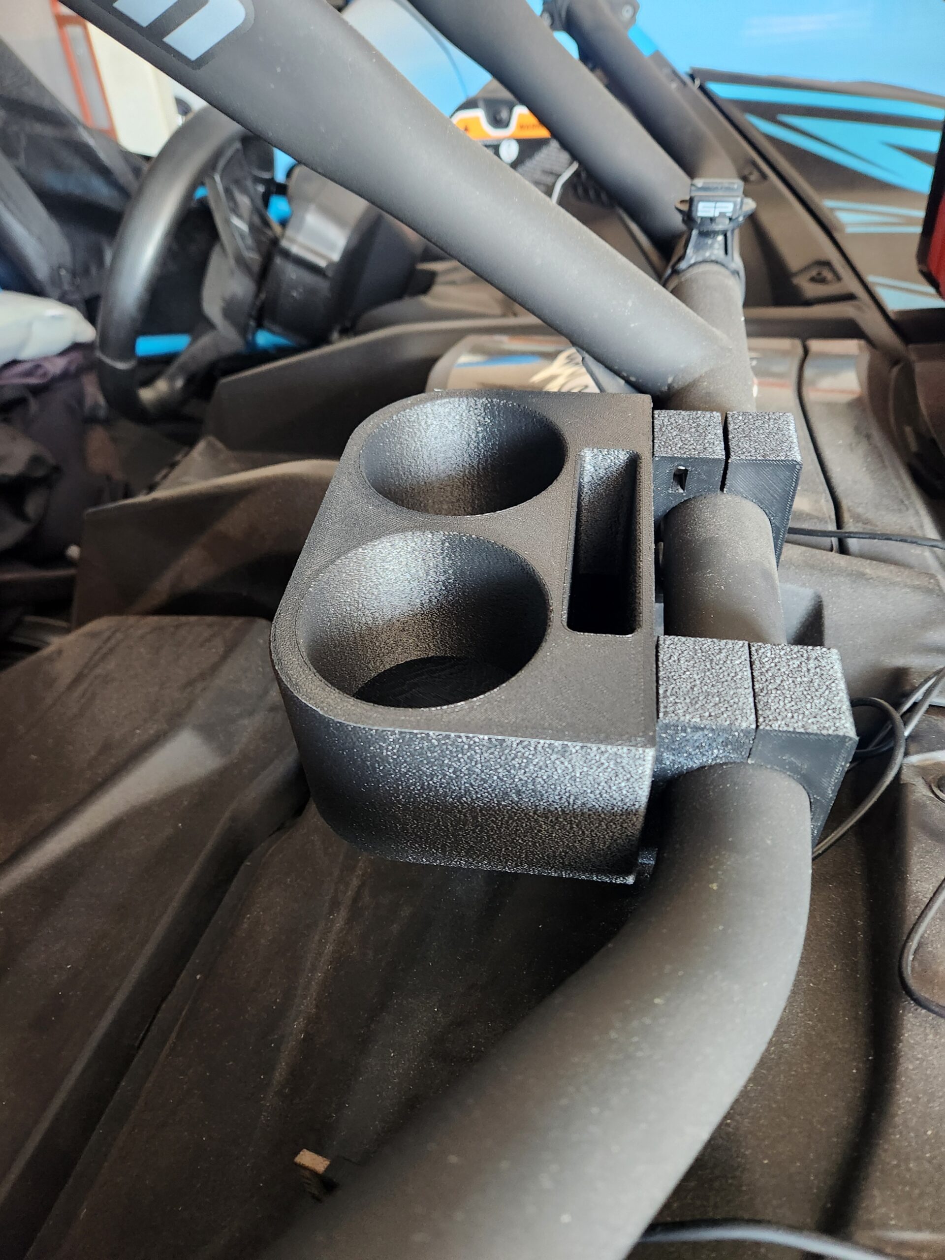 Roll Cage Fitment - Cup/Phone Holder