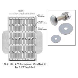 1948-56 Bed Bolt Kit - with Cadmium Plated Bolts