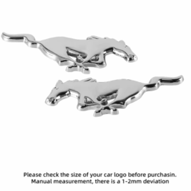 Mustang Running Horse Emblem Chrome