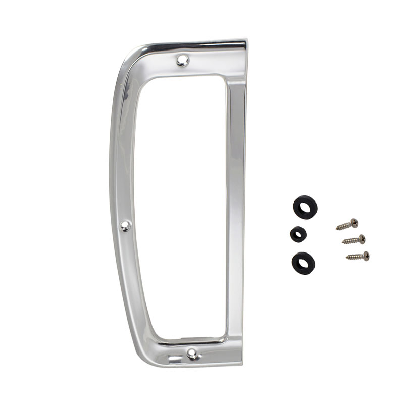 1967-72 Taillight Lens Rim LH - 3 Screw Mount