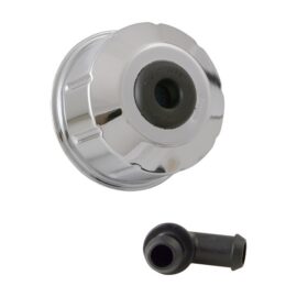 1965-77 Oil Filler/Breather Cap - Twist On (Chrome)