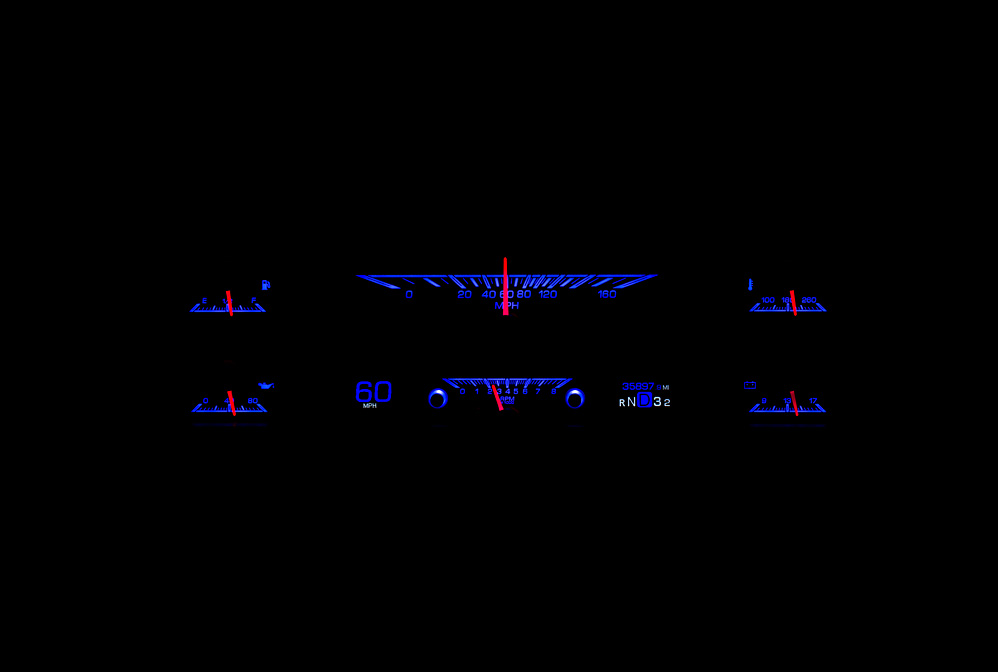 1967- 72 Ford Pickup HDX Instruments - Image 12