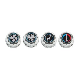 Chrome Knob Set