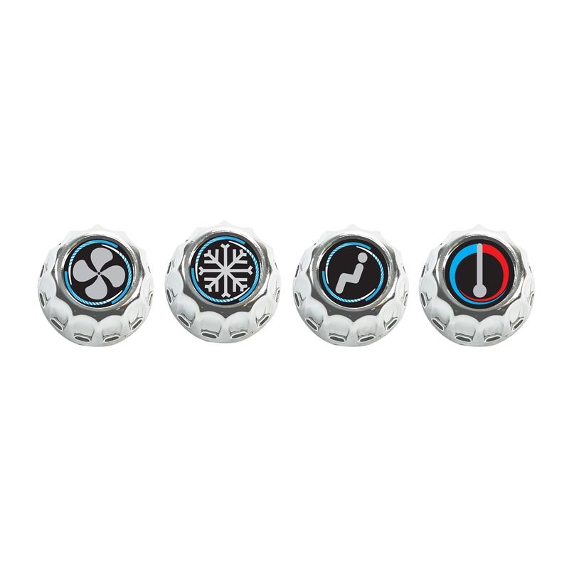 Chrome Knob Set