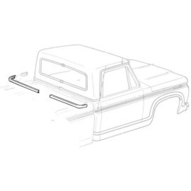 1973-79 Cab Back Moulding Kit