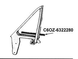 1967-68 Mustang Outer Vent Window to Door Seals - Image 3