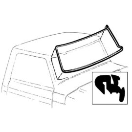 1967-72 Windshield Seal With Groove