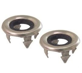 1964-73 Door Lock Knob Grommets (Stainless Steel)