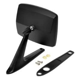 1966-79 Mirror Exterior Black - Passenger Side With Convex Glass