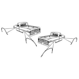 1968-72 Wheel Opening Moulding Set